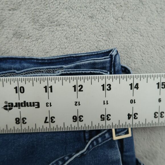 LITZ Premium Jeans Women's Size 27 Blue Mid-Rise Flare Denim Pants 31" Inseam - Picture 2 of 16